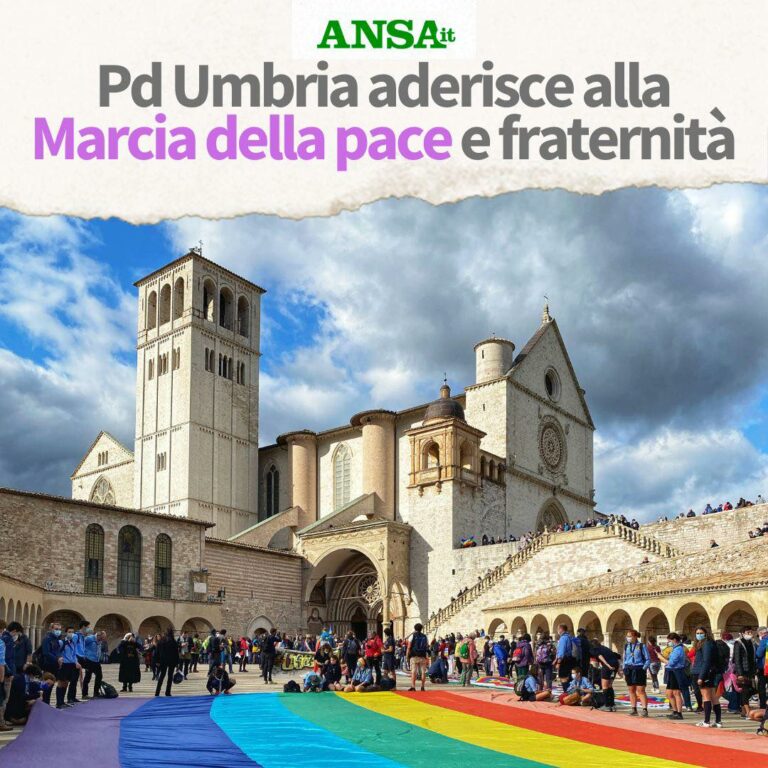 Marcia della pace e fraternità S. Maria degli Angeli-Assisi Sabato 21/9